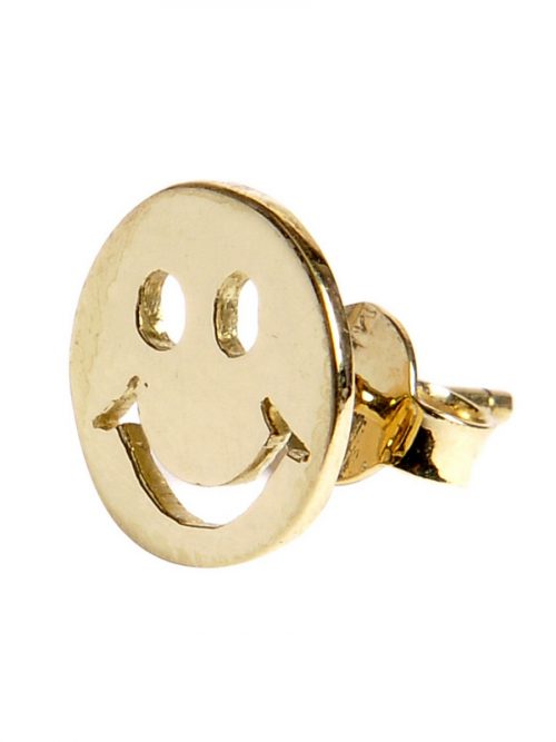 Smiley Gold Earring-0